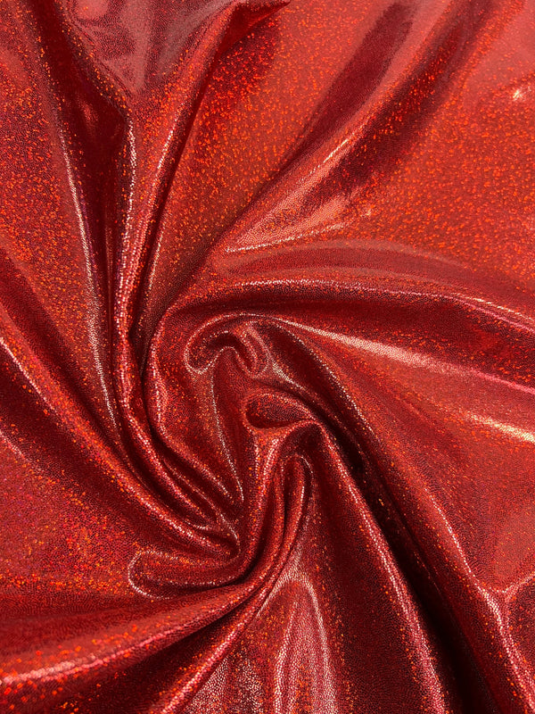 Red Sparkly Jewel Fabric - 4