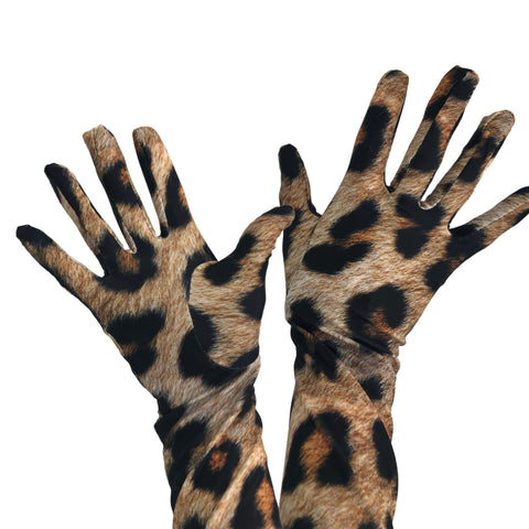 Leopard Print Gloves - Coquetry Clothing
