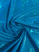 Turquoise Kaleidoscope Fabric-7
