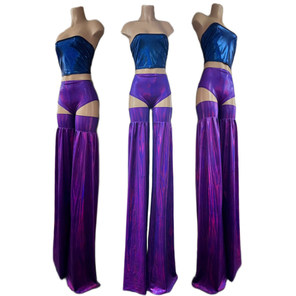 Grape Holographic Stilt Covers
