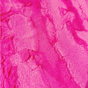 UV Glow Neon Diva Pink Minky Faux Fur Fabric - 4