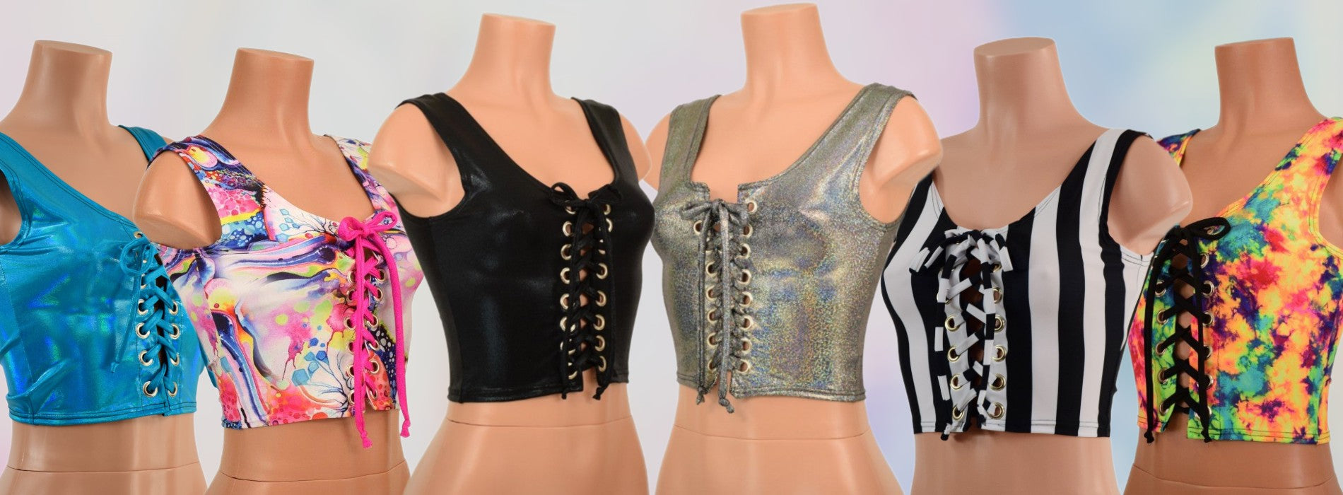 Build Your Own Lace Up Crop Tank