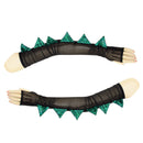 Long Fingerless Glove Arm Warmers with Dragon Spikes-2