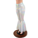 Flashbulb Holographic High Waist Bell Bottom Flares-2