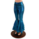 Ocean Sparkle High Waist Triple Tier Bell Bottom Flares - 2