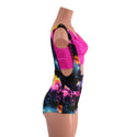 Suspender Romper with Boy Cut Leg and Starlette Bralette Set - 3