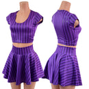 Nevermore Stripes Spandex Fabric-8