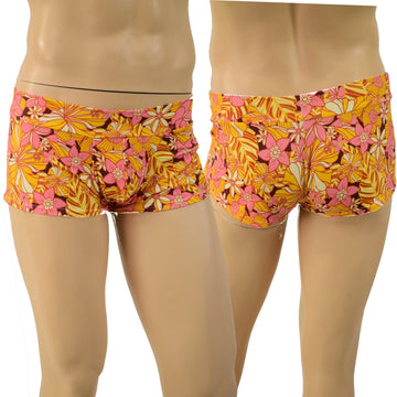Mens Lowrise Aruba Shorts in What The Floral - Coquetry Clothing