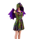 Poisonous Dragon Hoodie Skater Dress and Wings Set-2