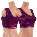 Fuchsia Sparkly Jewel MINI Crop Tank-1