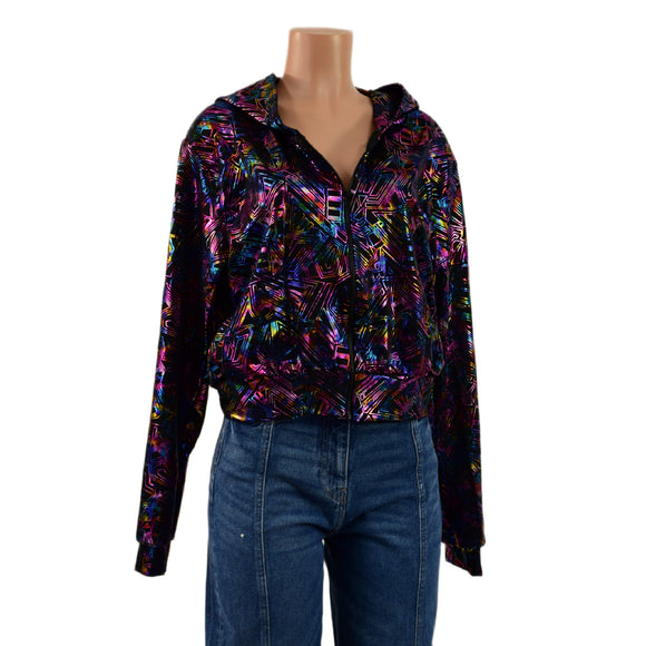 Hooded Kimberly Jacket in Cyberspace