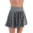 Ready To Ship 15" Distortion VELVET Circle Cut Mini Skirt-1