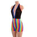 Backless Bella Romper with Applique Booty Hearts - Coquetry Clothing