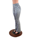 Distortion Velvet High Waist Boot Cut Leggings - Coquetry Clothing
