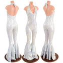 Monroe Halter Bell Bottom Flare Catsuit with Triple Tier Bells - 1