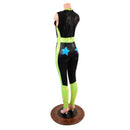 Lotsa Stars Zipper Front Color Blocked Catsuit-3