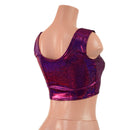 Fuchsia Sparkly Jewel MINI Crop Tank-4