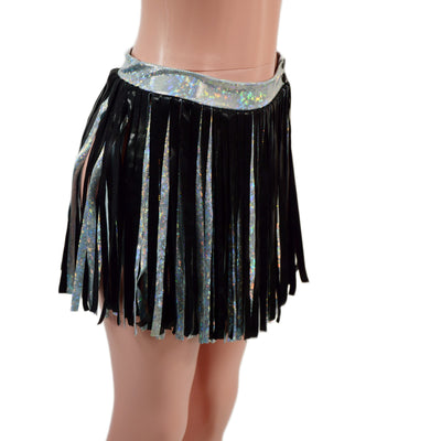 Gladiator Fringe Belt with Snap Waistband