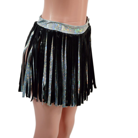 Gladiator Fringe Belt with Snap Waistband