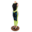 Lotsa Stars Zipper Front Color Blocked Catsuit-2