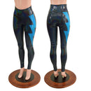 High Waist Leggings with Lightning Bolts - Coquetry Clothing