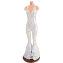 Monroe Halter Bell Bottom Flare Catsuit with Triple Tier Bells - 2