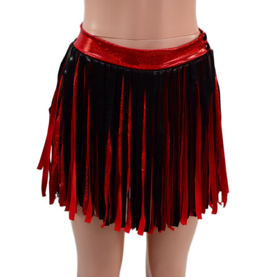 Gladiator Fringe Belt with Snap Waistband
