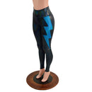 High Waist Leggings with Lightning Bolts - Coquetry Clothing