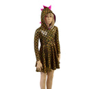 Girls Dragon Tail Skater Dress-2