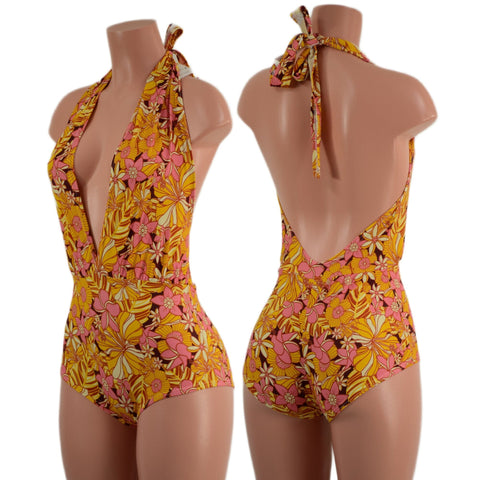 What The Floral Josie Romper - Coquetry Clothing