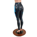 High Waist Leggings with Lightning Bolts - Coquetry Clothing