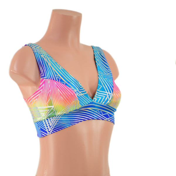 Spectrum Holographic Starlette Bralette - 4