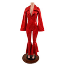 Womens Waterloo Catsuit in Red Sparkly Jewel-6