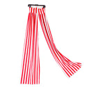 Red and White Stripe Candy Cane Stilt Covers (all vertical striped) - 1