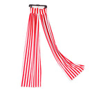 Red and White Stripe Candy Cane Stilt Covers (all vertical striped) - Coquetry Clothing