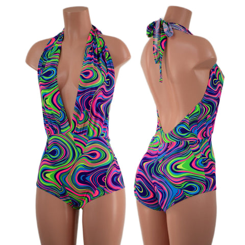 Neon Glow Worm Josie Romper - Coquetry Clothing