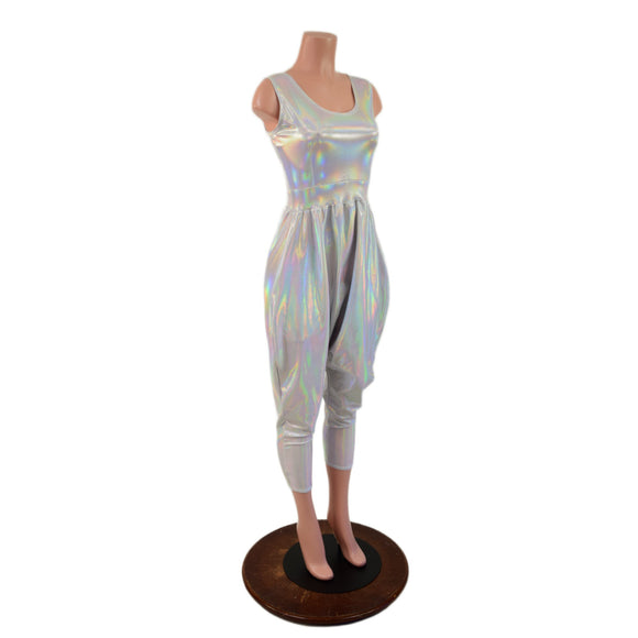 Tank Top Drop Crotch Harem Jumpsuit in Flashbulb