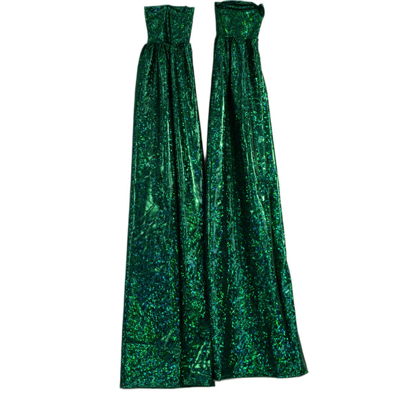 Green Kaleidoscope Stilt Covers