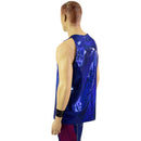 Mens Blue Sparkly Jewel Muscle Tank-3