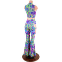 Cutout Solar Flares and Keyhole Top Set in Glow Worm - 6