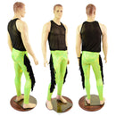 Mens Macho Leggings with Gladiator Fringe-2