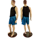 Mens Basketball Shorts with Pockets in Ocean Sparkle-6