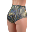 Silver Kaleidoscope High Waist Siren Shorts-4