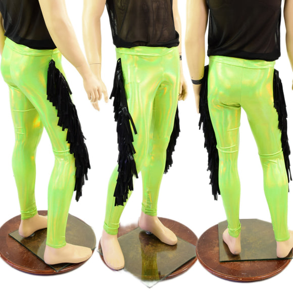 Mens Macho Leggings with Gladiator Fringe