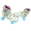 Cold Cash Print Adult Skate Boot Covers-3