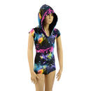 Kids UV Glow Galaxy Hoodie Romper-6