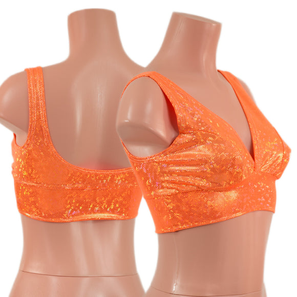 Starlette Bralette in Orange Kaleidoscope