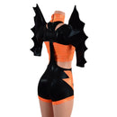 3PC UFO Suit with Bolt Applique and Mega Shoulder Bolero Set - Coquetry Clothing