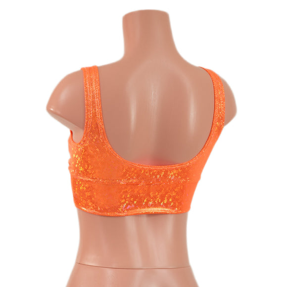 Starlette Bralette in Orange Kaleidoscope