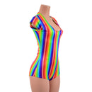 Rainbow Striped Romper-4